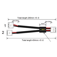 Autostore Carousel v2 - Cable; Trafo board to Weights-Left