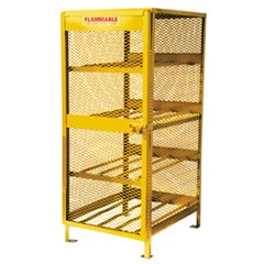 Horizontal cylinder storage cabinet 49 x 38 x 70