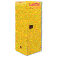 Manual close safety flammable cabinet 1 door 23 x 18 x 35