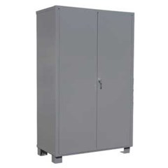 Heavy duty cabinet solid with feet four shelves 24 x 60