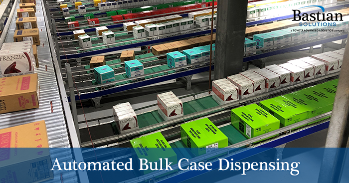 automated bulk case dispensing conveyor
