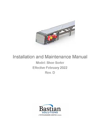 shoe_sorter_installation_and_maintenance_manual
