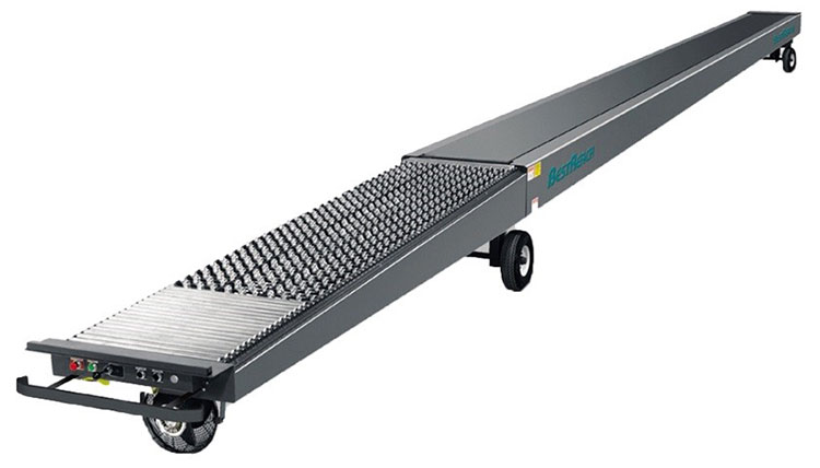 Drive out or reach out conveyor