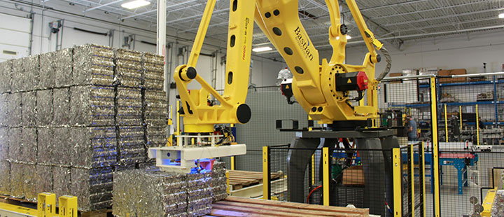 robotic palletizing