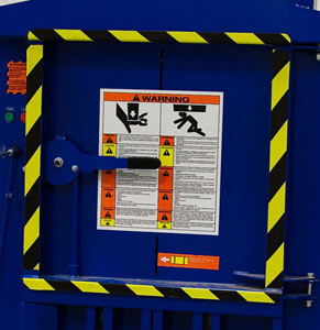 Warning Signage on Machinery 
