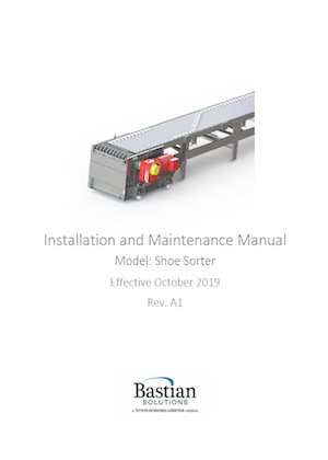 shoe_sorter_installation_and_maintenance_manual